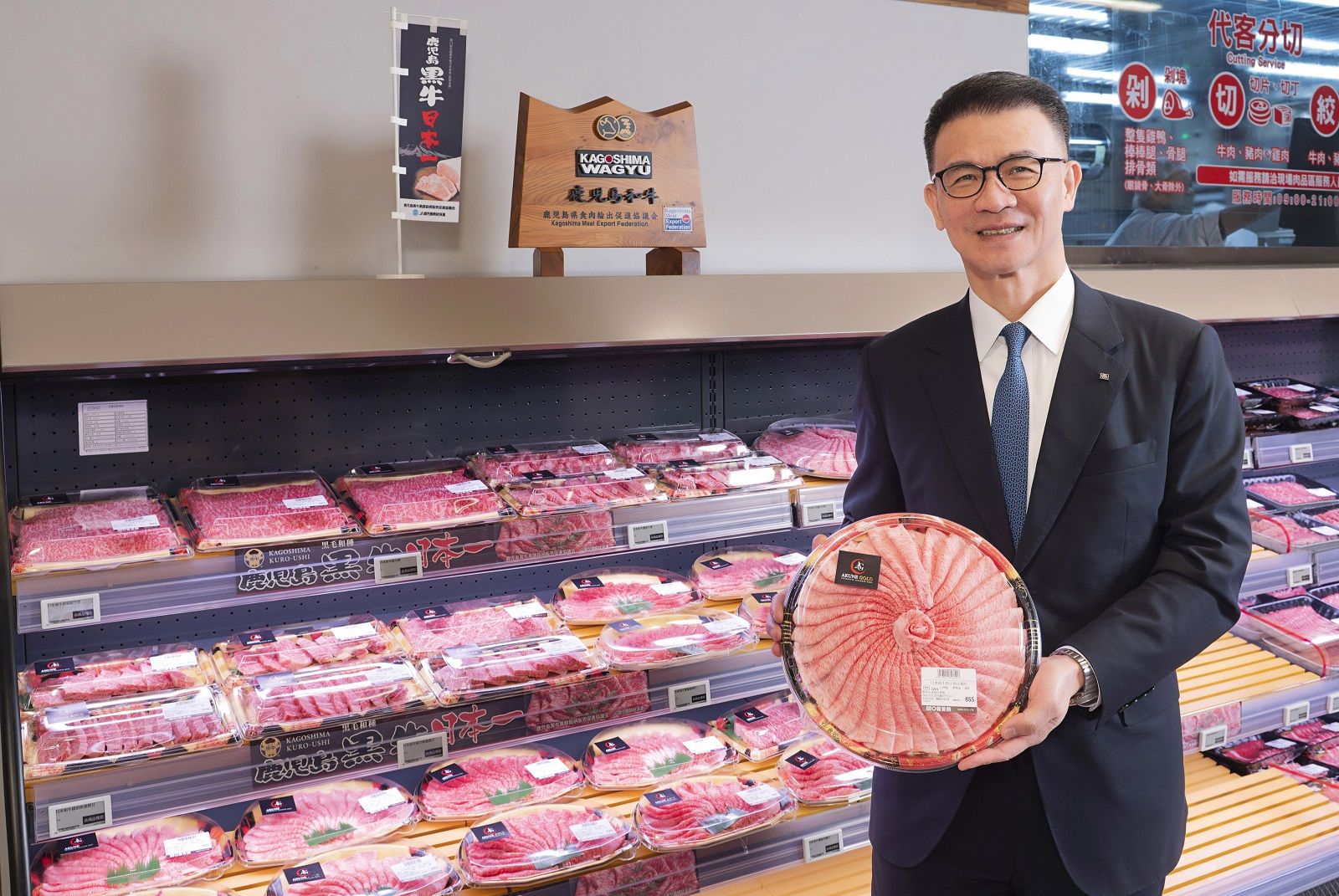 08.大全聯青埔店打造高檔和牛專區，引進日本鹿兒島A5級和牛(全聯總經理蔡篤昌).jpg